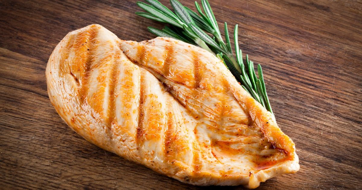 chicken breast on blackstone